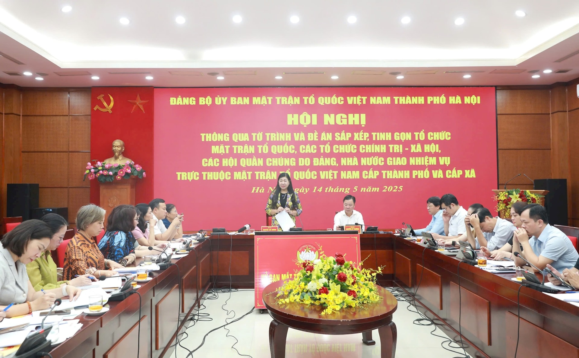 Đề án sắp xếp, tinh gọn tổ chức MTTQ, các tổ chức chính trị - xã hội thành phố Hà Nội